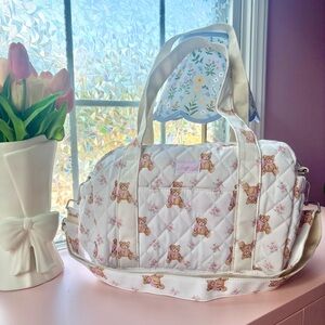 SOLD Sweetly Bear Tote Diaper Bag